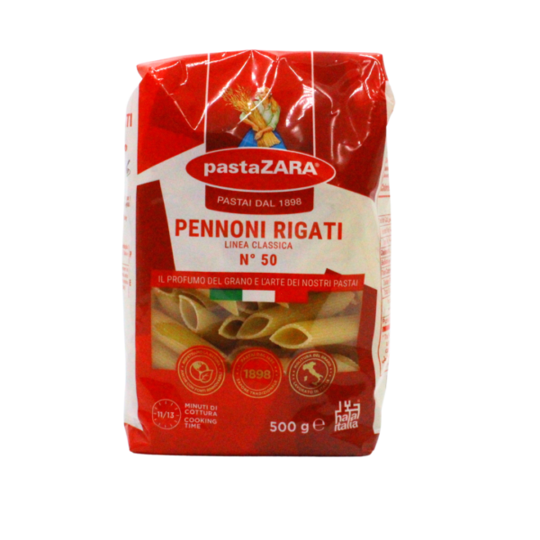 Makaroni pennoni rigati Pasta Zara 500g